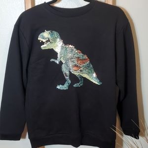 Member's Mark Favorite Sweatshirt w/Sequin Dinasour Design